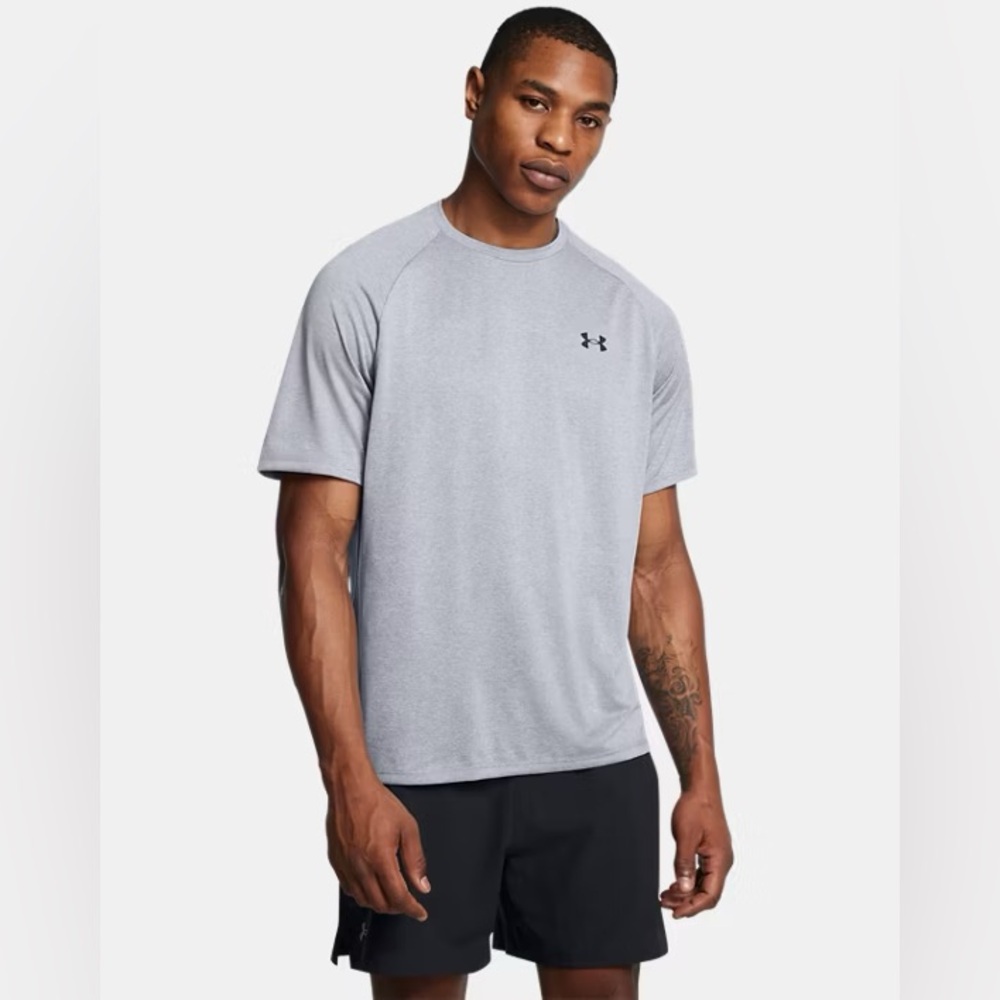Under Armour Heather Gray Short Sleeve Tee